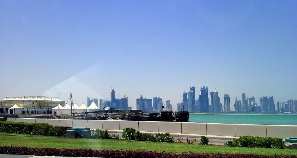 Doha: Doha Corniche view (3) Doha Corniche view Doha Corniche|Self-published work|Files with coordinates missing SDC location of creation