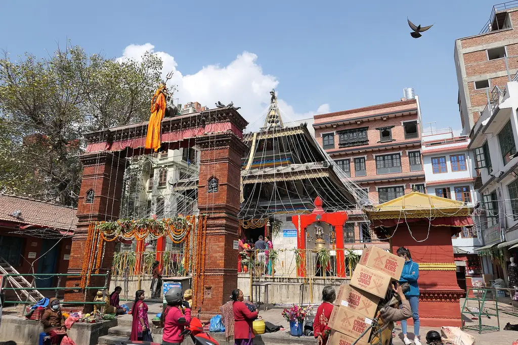 Kathmandu: Kathmandu-2019-03-05-08-Dharbar-Square Kathmandu am 5. März 2019 Taken with Panasonic Lumix DMC-LX10 / LX15|CC-Zero|Self-published work|Files with coordinates m