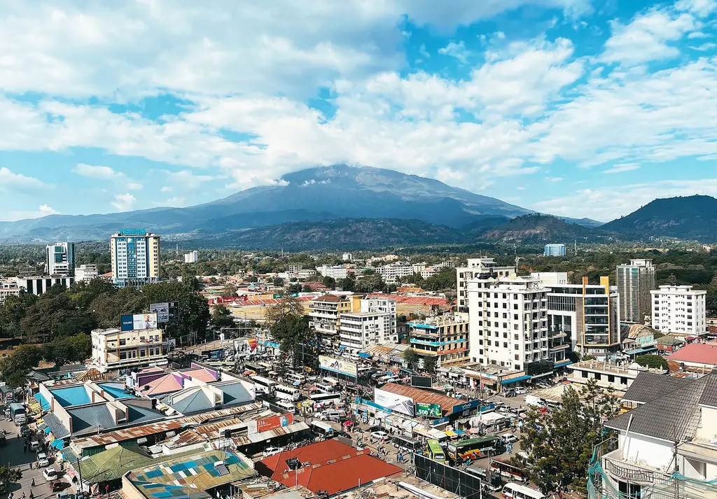 Arusha: Arusha City view View of Arusha City in 2021, Arusha Region, Tanzania. Arusha|Arusha Region|Self-published work|Files with coordinates missing SDC location of c