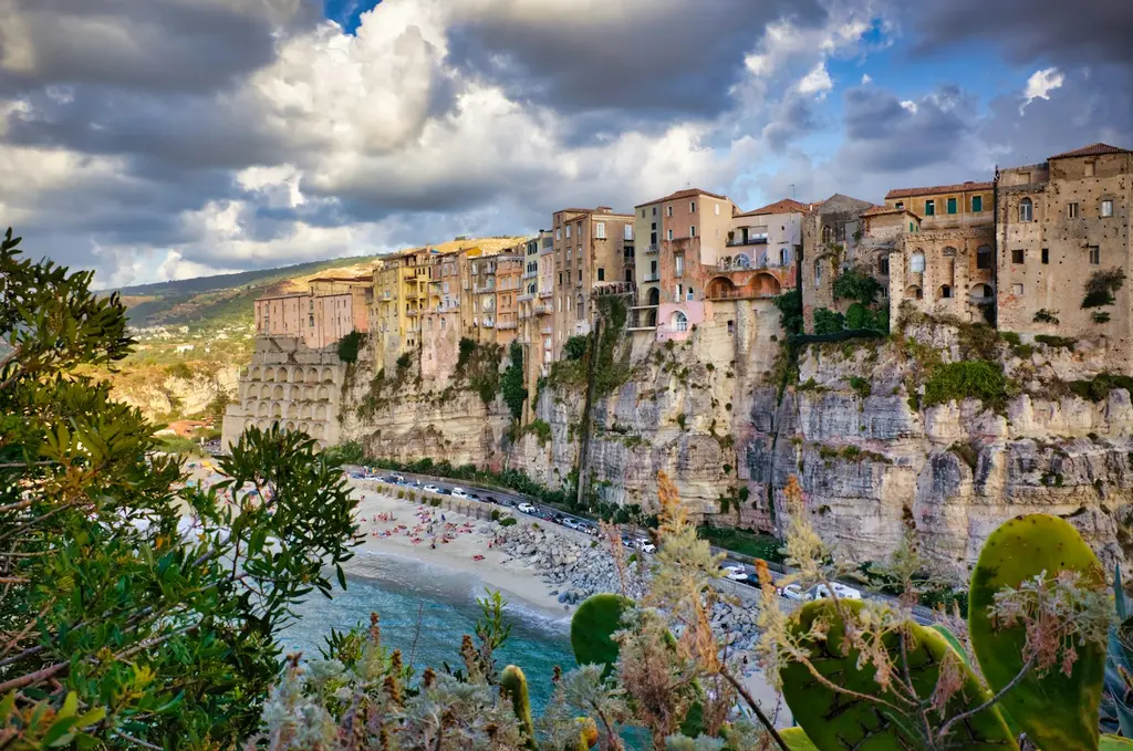 Tropea: Tropea a castle with water in the background