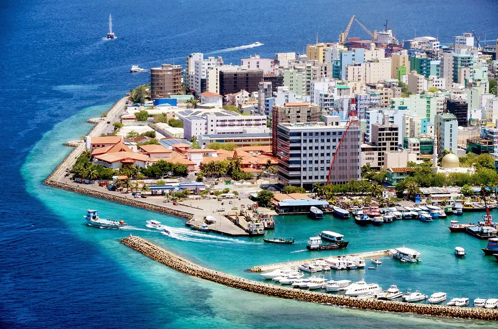 Maldives: Male City Aerial, The Capital city of Maldives - panoramio Male City Aerial, The Capital city of Maldives Panoramio files uploaded by Panoramio upload bot|Ports