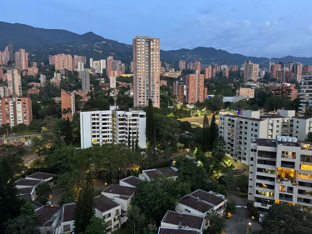 Medellín: A captivating view of the Medellín skyline at sunrise, showcasing the city's urban and natural landscapes.