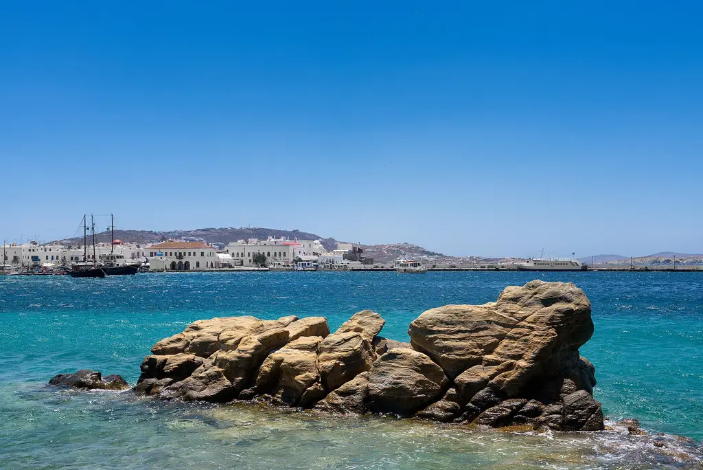 Mykonos: Mykonos Harbour (27795604443) Mykonos Harbour CC-Zero|Files with coordinates missing SDC location of creation|Flickr images reviewed by FlickreviewR 2|Photograp