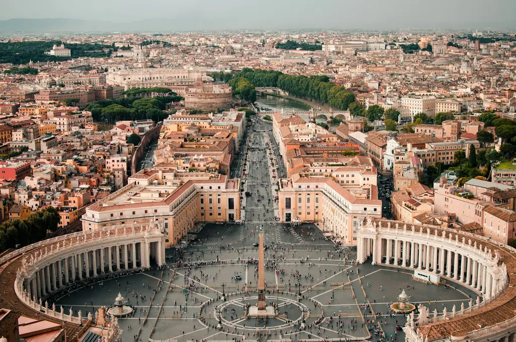 Rome: Taken from the top of the Vatican, on a vacation in Rome. I was blown away by the history, beauty, and majesty of this city, and this image captures all of thes